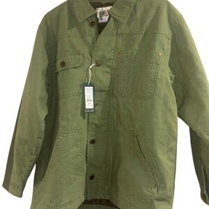 Alpine Design Women’s Quilted Chore Coat Olive Green Medium NWT